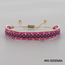 Load image into Gallery viewer, Bohemian Retro Braided Beaded Bracelets Fashion Wrist Chain Rice Beads Bracelets Handmade Creative Women Men Jewelry Gifts
