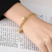 Load image into Gallery viewer, Fashion Couple Splicing Love Heart Magnets Bracelets Punk Wrist Chain Bracelets Creative Romantic Rope Women Men Jewelry Gifts
