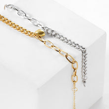 Load image into Gallery viewer, Fashion Couple Splicing Love Heart Magnets Bracelets Punk Wrist Chain Bracelets Creative Romantic Rope Women Men Jewelry Gifts
