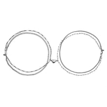 Load image into Gallery viewer, Fashion Titanium Steel Splicing Love Heart Magnet Couple Bracelets Punk Wrist Chain Bracelets Romantic Women Men Jewelry Gifts
