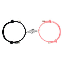 Load image into Gallery viewer, Fashion Adjustable Palm Magnetic Couple Bracelets for Lover Friendship Bracelets Braid Rope Handmade Knitted Women Men Jewelry
