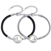 Load image into Gallery viewer, Fox Bracelet Steel Little Prince Couple Bracelets for Lover Friendship Bracelets Braid Rope Handmade Knitted Women Men Jewelry

