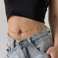 Load image into Gallery viewer, Sexy Vintage Belly Chain Butterfly Beach Body Chain Belt Daisy Tassel Pendant Streetwear Summer Women Waist Chain Fashion Body Jewelry
