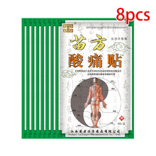 Load image into Gallery viewer, 8pcs Pain Relief Chinese Medical Plaster Muscle Back Arthrosis Closed Soft Tissue Contusion Neck Rheumatoid Arthritis Patch Health Care
