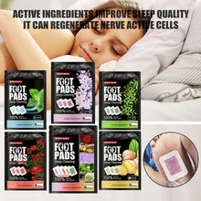 Load image into Gallery viewer, Cleansing Herbal Deep Foot Pad Detox Foot Patches Pad Lavender Stress Relief Deep Sleep Body Toxins Feet Slimming Foot Pads

