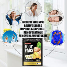 Load image into Gallery viewer, Cleansing Herbal Deep Foot Pad Detox Foot Patches Pad Lavender Stress Relief Deep Sleep Body Toxins Feet Slimming Foot Pads
