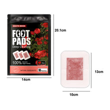 Load image into Gallery viewer, Cleansing Herbal Deep Foot Pad Detox Foot Patches Pad Lavender Stress Relief Deep Sleep Body Toxins Feet Slimming Foot Pads

