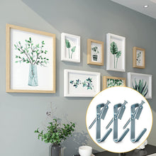 Load image into Gallery viewer, 30Sets 20LB Golden Heavy Duty Picture Hangers with Nails Photo Frame Hooks Drywall Oil Painting Mirror Picture Hanging Hook
