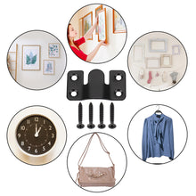 Load image into Gallery viewer, 304 Stainless Steel Wall Hook Picture Frame Keyhole Hanger Z Clip Sofa Bed Cabinet Board Interlocking Flush Mount Bracket Furniture Connector
