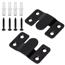 Load image into Gallery viewer, 304 Stainless Steel Wall Hook Picture Frame Keyhole Hanger Z Clip Sofa Bed Cabinet Board Interlocking Flush Mount Bracket Furniture Connector
