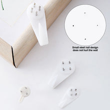 Load image into Gallery viewer, 20pcs/set Photo Frame Hanging Hook White Painting Hook Plastic Invisible Wall Hooks Mount Photo Picture Nail Hook Hanging Hangers
