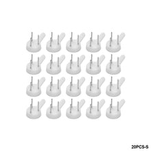 Load image into Gallery viewer, 20pcs/set Photo Frame Hanging Hook White Painting Hook Plastic Invisible Wall Hooks Mount Photo Picture Nail Hook Hanging Hangers
