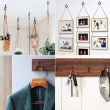 Load image into Gallery viewer, 6pcs Screw-In Ceiling Hooks Hanger with Expansion Screws Lights Wire Hanger Hooks Screw Hooks Wall Cabinet Ceiling Hooks For Outdoor Wirelight House Garage Party Christmas
