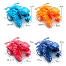 Load image into Gallery viewer, Transforming Dinosaur Car Toys Transformation Car Toys Inertial Sliding Dino Car Automatic Transform Toy Boys Kids Birthday Toy
