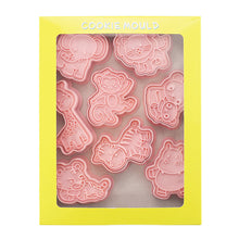 Load image into Gallery viewer, 8Pcs Cartoon Animal Cookie Cutters Set Cute Panda Lion Biscuits Mold Stamp DIY Cake Baking Tools
