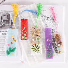 Load image into Gallery viewer, DIY Silicone Bookmark Mold Crystal Irregular Wave Rectangle Keychain Pandent Resin Mould Mirror Gel Mould Craft Mold Eposy Tools Accessories
