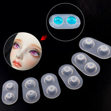 Load image into Gallery viewer, 6pcs/set DIY Doll Eyes Silicone Mold Resin Eye Mould Handmade Toys Eyes Mould Craft Mold Eposy Tools Accessories
