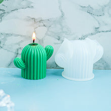 Load image into Gallery viewer, DIY Cactus Candle Silicone Mold Resin Gypsum Cactus Figurine Mould Handmade Desk Decoration Ornament Craft Mold Eposy Tools Accessories
