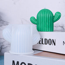 Load image into Gallery viewer, DIY Cactus Candle Silicone Mold Resin Gypsum Cactus Figurine Mould Handmade Desk Decoration Ornament Craft Mold Eposy Tools Accessories

