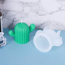 Load image into Gallery viewer, DIY Cactus Candle Silicone Mold Resin Gypsum Cactus Figurine Mould Handmade Desk Decoration Ornament Craft Mold Eposy Tools Accessories
