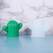 Load image into Gallery viewer, DIY Cactus Candle Silicone Mold Resin Gypsum Cactus Figurine Mould Handmade Desk Decoration Ornament Craft Mold Eposy Tools Accessories
