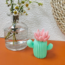 Load image into Gallery viewer, DIY Succulent Candle Silicone Mold Succulent Plants Resin Gypsum Figurine Mould Handmade Ornament Desk Decoration Craft Mold Eposy Tools Accessories
