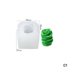 Load image into Gallery viewer, DIY Succulent Candle Silicone Mold Succulent Plants Resin Gypsum Figurine Mould Handmade Ornament Desk Decoration Craft Mold Eposy Tools Accessories
