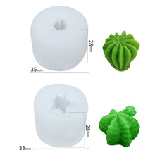Load image into Gallery viewer, DIY Succulent Candle Silicone Mold Succulent Plants Resin Gypsum Figurine Mould Handmade Desk Decoration Ornament Craft Mold Eposy Tools Accessories
