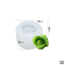 Load image into Gallery viewer, DIY Succulent Candle Silicone Mold Succulent Plants Resin Gypsum Figurine Mould Handmade Desk Decoration Ornament Craft Mold Eposy Tools Accessories
