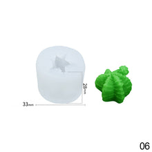 Load image into Gallery viewer, DIY Succulent Candle Silicone Mold Succulent Plants Resin Gypsum Figurine Mould Handmade Desk Decoration Ornament Craft Mold Eposy Tools Accessories
