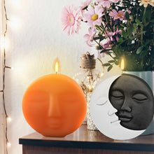 Load image into Gallery viewer, Minimalist Style Moon Face Silicone Candle Mold DIY Handmade Heart Ornaments Soap Plaster Handicrafts Mould
