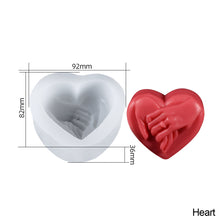 Load image into Gallery viewer, Minimalist Style Moon Face Silicone Candle Mold DIY Handmade Heart Ornaments Soap Plaster Handicrafts Mould
