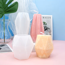 Load image into Gallery viewer, 3D Polygonal Shape Candle Silicone Mold Resin Soap Plaster Geometry Mould Handmade Desk Decoration Ornament Craft Mold Eposy Tools Accessories
