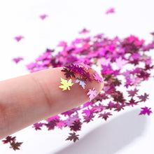 Load image into Gallery viewer, 2g Maple Leaves Sequins Epoxy Resin Fillers DIY Decoration Leaf Fillling Crafts Nails Art Decoative Glitter Paillette
