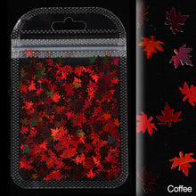Load image into Gallery viewer, 2g Maple Leaves Sequins Epoxy Resin Fillers DIY Decoration Leaf Fillling Crafts Nails Art Decoative Glitter Paillette
