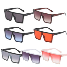 Load image into Gallery viewer, Outdoor UV Protection Sunshade One-piece Gradient Glasses Vintage Fashion Square Sunglasses Male Female
