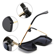 Load image into Gallery viewer, Newly Outdoor Sunglasses Large Frame Square UV400 Male Female Sun Glasses Fashion One-piece Eyewear
