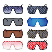 Load image into Gallery viewer, Newly Outdoor Sunglasses Large Frame Square UV400 Male Female Sun Glasses Fashion One-piece Eyewear
