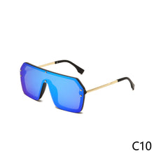 Load image into Gallery viewer, Newly Outdoor Sunglasses Large Frame Square UV400 Male Female Sun Glasses Fashion One-piece Eyewear
