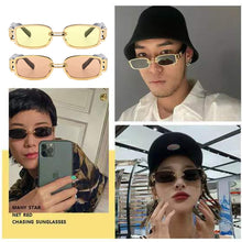 Load image into Gallery viewer, Trend Retro Women Sunglasses Ultraviolet-proof Clear Vision Cool Multicolor Rectangle Travel Outdoor Glasses
