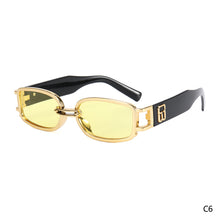 Load image into Gallery viewer, Trend Retro Women Sunglasses Ultraviolet-proof Clear Vision Cool Multicolor Rectangle Travel Outdoor Glasses
