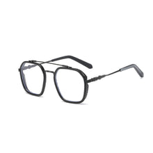 Load image into Gallery viewer, Double Beam Retro Square Oversized Frame Eyewear Anti Blue Light Glasses For Men Women Transition Spectacles
