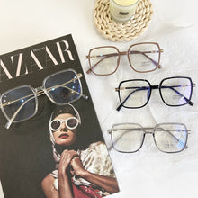 Load image into Gallery viewer, Fashion Frosted Multicolor Glasses Anti Blue Light Blocking Lens Square Frame Eye Protection Eyeglasses Women Men
