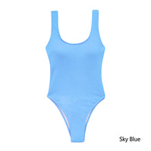 Load image into Gallery viewer, Women Summer One Piece Swimsuit Bikini Backless Sexy Swimwear Beach Swimming Female Thong Bather Bathing Suit
