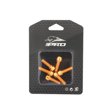 Load image into Gallery viewer, 6pcs MTB Bicycle Handlebar Screws Titanium-plated Colorful M5*18mm Stainless Steel Riser Screws Bike Stem Bolts
