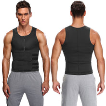 Load image into Gallery viewer, Adjustable Neoprene Trainingvest Posture Corrector Men Women Back Support Double Waistband Sports Body Shaping Suit
