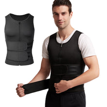 Load image into Gallery viewer, Adjustable Neoprene Trainingvest Posture Corrector Men Women Back Support Double Waistband Sports Body Shaping Suit
