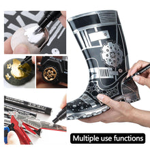Load image into Gallery viewer, DIY Chrome Plate Reflective Specular Paint Pen High-gloss Silver Liquid Signature Electroplating Marker Pen
