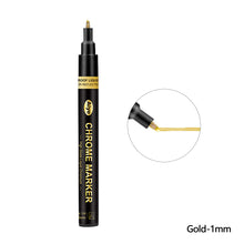 Load image into Gallery viewer, DIY Chrome Plate Reflective Specular Paint Pen High-gloss Silver Liquid Signature Electroplating Marker Pen
