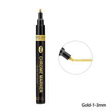 Load image into Gallery viewer, DIY Chrome Plate Reflective Specular Paint Pen High-gloss Silver Liquid Signature Electroplating Marker Pen
